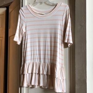 Boutique Brand Ruffle Top